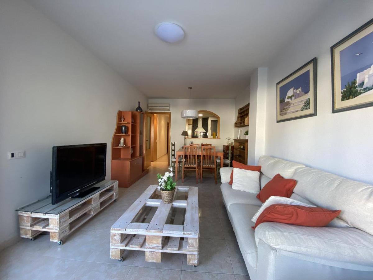 R123 Apartamento En La Planta Baja Con Piscina Cerca De La Playa Calafell Bagian luar foto